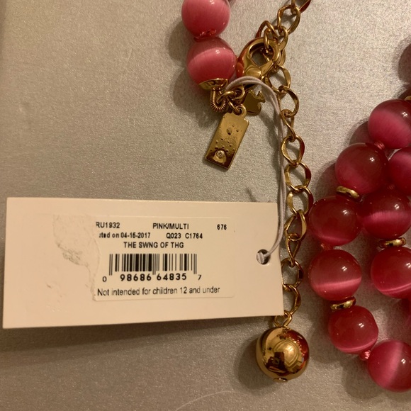 Kate Spade Pink Swing of Thing Necklace NWT - Picture 2 of 8